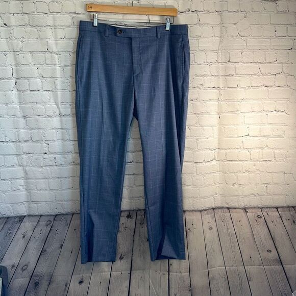 Lauren Ralph Lauren Black Label Men’s Blue Dress Pants W34 L30  Slacks Pants - Picture 1 of 7